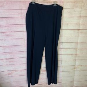 Eileen Fisher Navy Blue Dress Pants Size Large‎